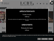 Tablet Screenshot of lcbt.co.uk